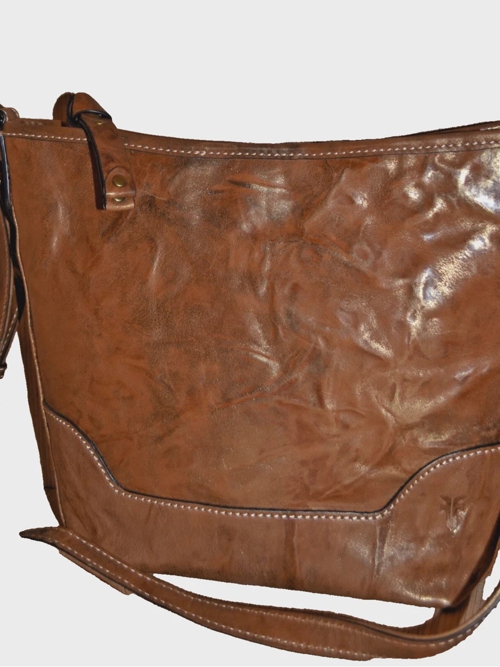 NWOT FRYE Melissa Hobo Crossbody Shoulder Bag in Bronze